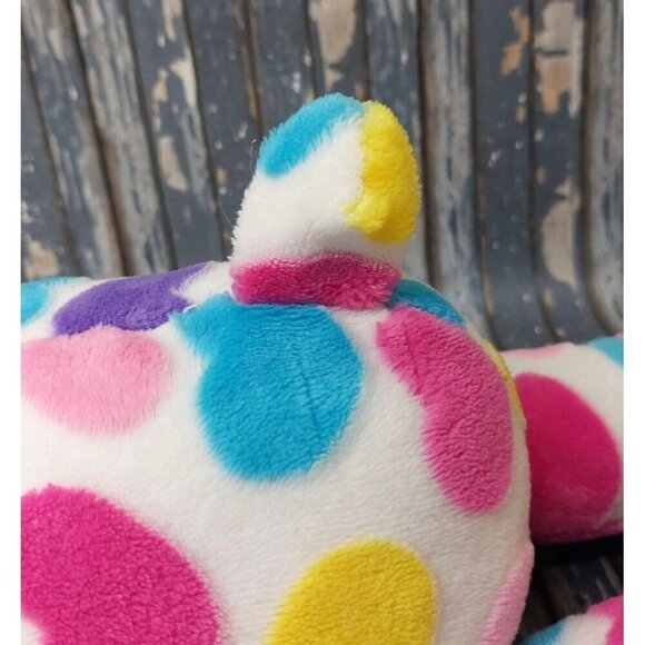 Build a Bear Workshop Colorful Pastel Hearts Plush Stuffed 16" Teddy Bear Toy - Picture 9 of 10